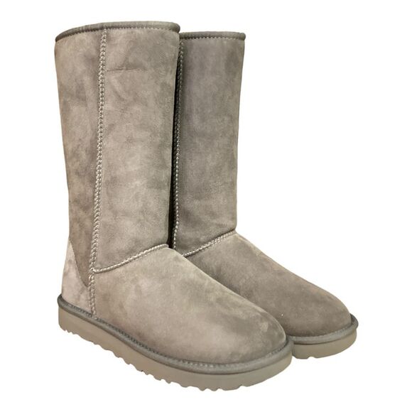 UGG Shoes - UGG Women's Pull On Sheepskin Warm Classic Tall II Boot, 1016224 - Grey